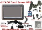 WIRELESS Clip-on Camera with GPS 4.3 inch LCD and Bluetooth